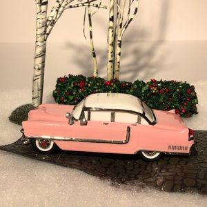 Department56 pink Cadillac
